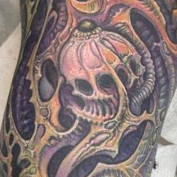 Tattoos - Underwater Biomech Coverup - 146490